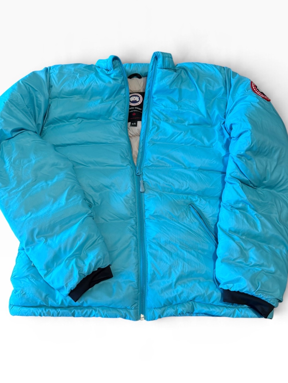 Rare authentic Canada Goose aqua light Puffer Jacket XL (fits M-L)